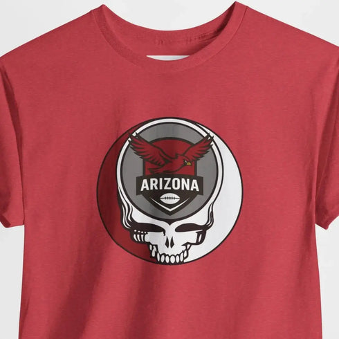 Grateful Dead - The Gridiron Collection: Arizona Edition Grateful Dead Steal Your Face T-Shirt - NFL - StealieShop